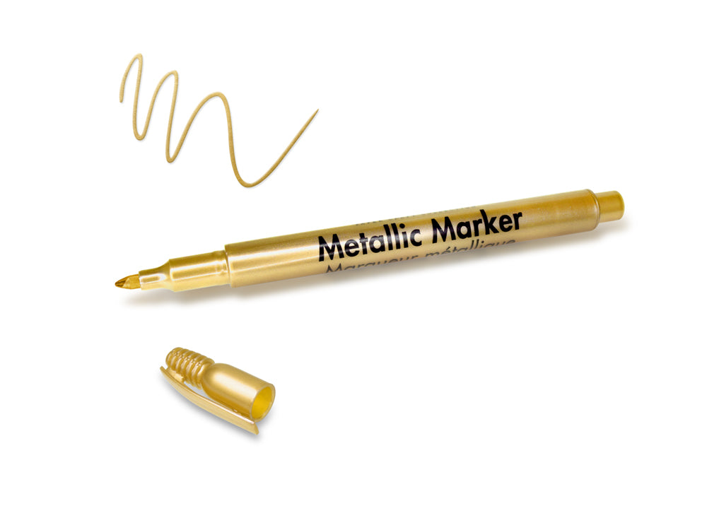 LOONENG Marcadores metálicos dorados, rotuladores metálicos dorados de  punta fina para colorear adultos, papel negro, álbum de recortes,  ilustración