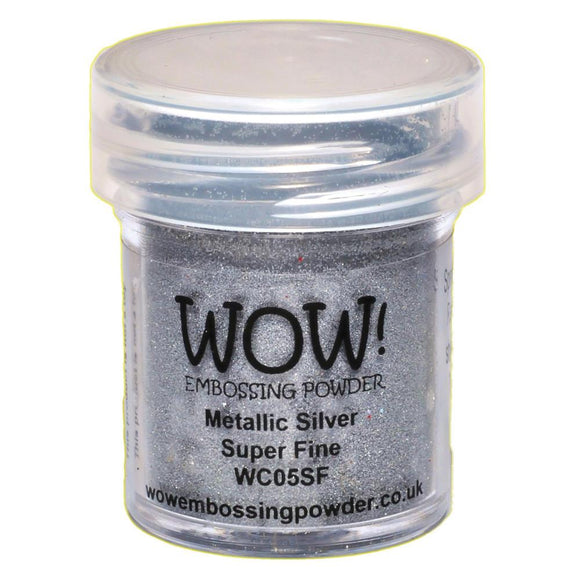 WOW! Embossing Powder Super Fine 15ml - Silver