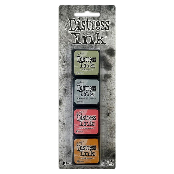 Tintas Distress Mini #7 - Kit de 4 tintas - Ranger