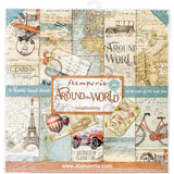 Paper Pad 12x12 Doble Cara - Around the World - Stamperia