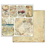 Paper Pad 8x8 Doble Cara - Around the World - Stamperia