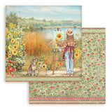 Paper Pad 12x12 - Sunflower Arts - Stamperia