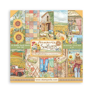 Paper Pad 12x12 - Sunflower Arts - Stamperia