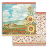 Paper Pad 8x8 - Sunflower Arts - Stamperia