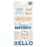 Thickers de Frases - Joyful Notes - Pink Paislee