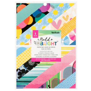 Pad de Papeles 6x8 - Bold And Bright - Vicki Boutin