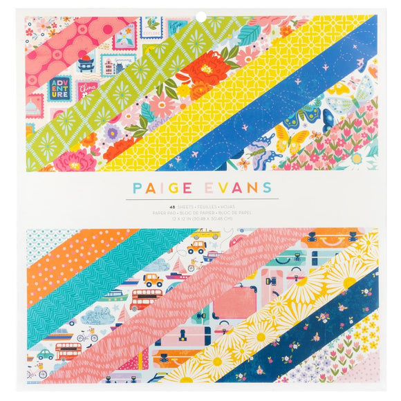 Pad de Papeles 12x12 - Adventurous - Paige Evans