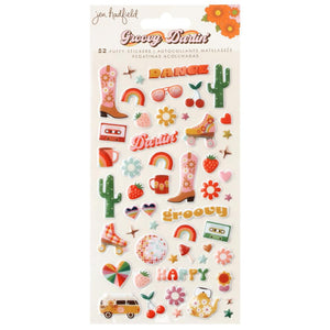 Puffy Stickers - Groovy Darlin' - Jen Hadfield