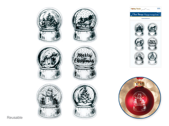 Sellos Acrílicos Forever in Time - Snow Globes