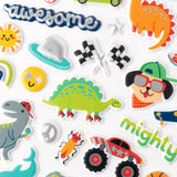 Puffy Stickers - Cool Boy - Pebbles