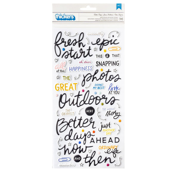 Thickers Puffy Stickers - Discover + Create - Vicki Boutin