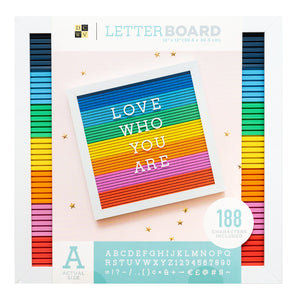 Letrero para Letras 12x12 - Multicolor - Letterboard DCWV