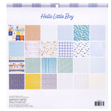 Pad de Papeles 12x12 - Hello Little Boy - American Crafts