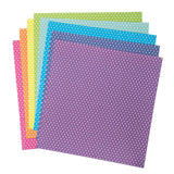 Paquete de Cartulinas de Colores con Puntitos 12x12 - Colorbok - Bright Spots