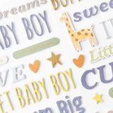 Thickers de Frases 6x12 - Hello Little Boy - American Crafts