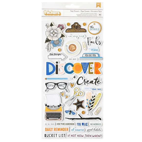 Thickers Phrases Stickers - Discover + Create - Vicki Boutin