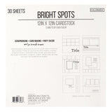 Paquete de Cartulinas de Colores con Puntitos 12x12 - Colorbok - Bright Spots
