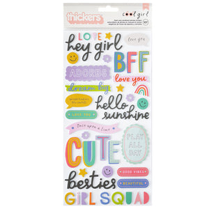 Thickers de Frases - Cool Girl - American Crafts