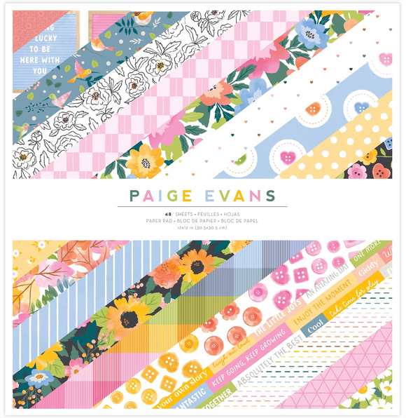 Paper Pad 12x12 - Garden Shoppe - Paige Evans