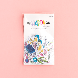 Diecuts o Ephemeras - Oh Happy Day - Sami Garra