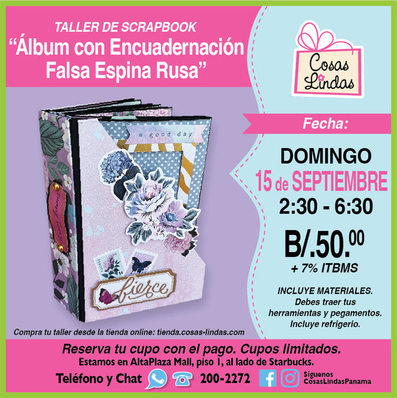 Taller Álbum con Encuadernación 