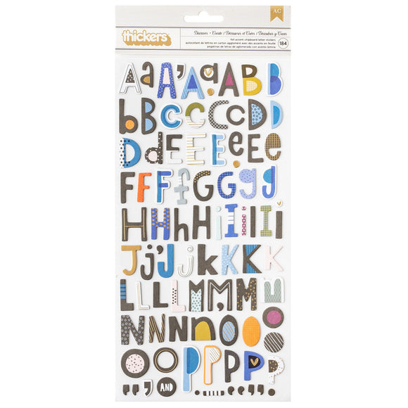 Letras Thickers - Discover + Create - Vicki Boutin