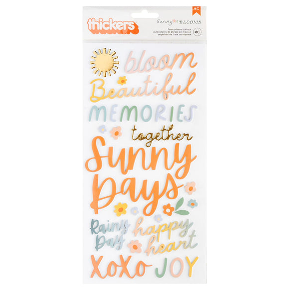 Thickers de Frases 6x12 - Sunny Blooms - Pebbles