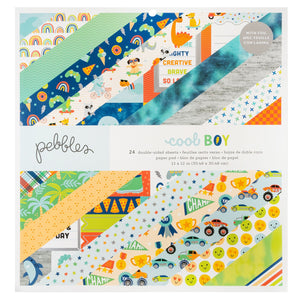 Pad de Papeles 12x12 - Cool Boy - Pebbles
