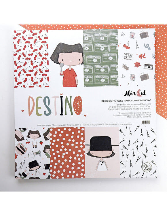 Destino Pad de Papel 12x12 - Alúa Cid
