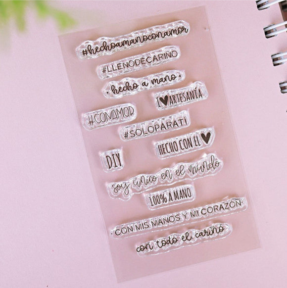 Sello Frases DIY - Alúa Cid