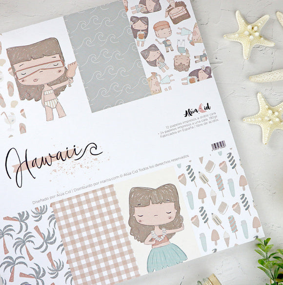 Hawaii Paper Pad 12x12 - Alúa Cid