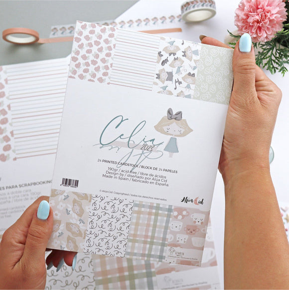 CeliaAlice pad de papel 6x8 - Alúa Cid