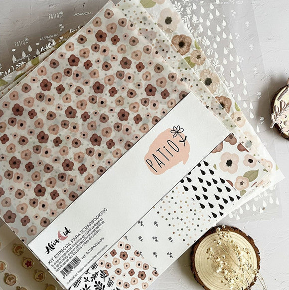 Patio Kit de Papeles Especiales - Alúa Cid