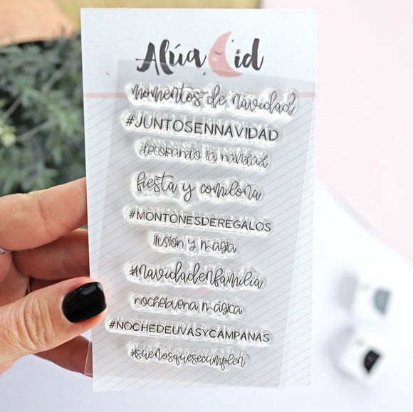 Sello Momentos de Navidad - Alúa Cid