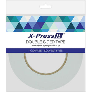 X-Press It - Cinta Adhesiva Doble Cara - 2" x 55 yd