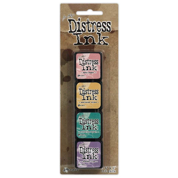 Tintas Distress Mini #4 - Kit de 4 tintas - Ranger