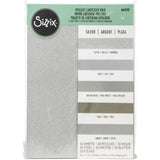 Sizzix Surfacez - Paquete de Cartulinas Silver 8"X11.5" 50/Pkg