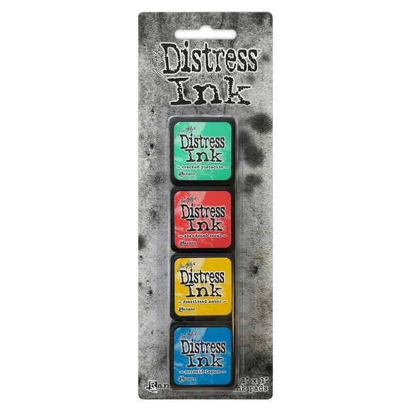 Tintas Distress Mini #13 - Kit de 4 tintas - Ranger