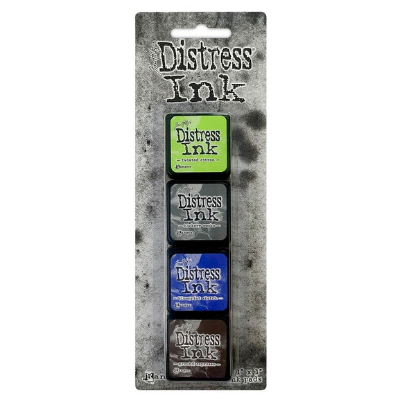 Tintas Distress Mini #14 - Kit de 4 tintas - Ranger