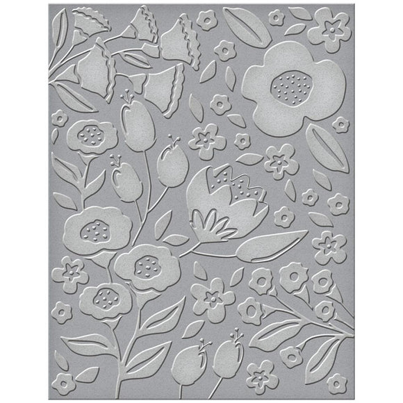 Spellbinders Embossing Folder - Carpeta de Textura Perfect Florets