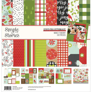 12x12 Collection Kit - Make It Merry - Simple Stories