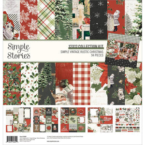 12x12 Collection Kit - Simple Vintage Rustic Christmas - Simple Stories
