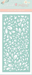 Stencil Flores - Navidad Rosa - Johanna Rivero