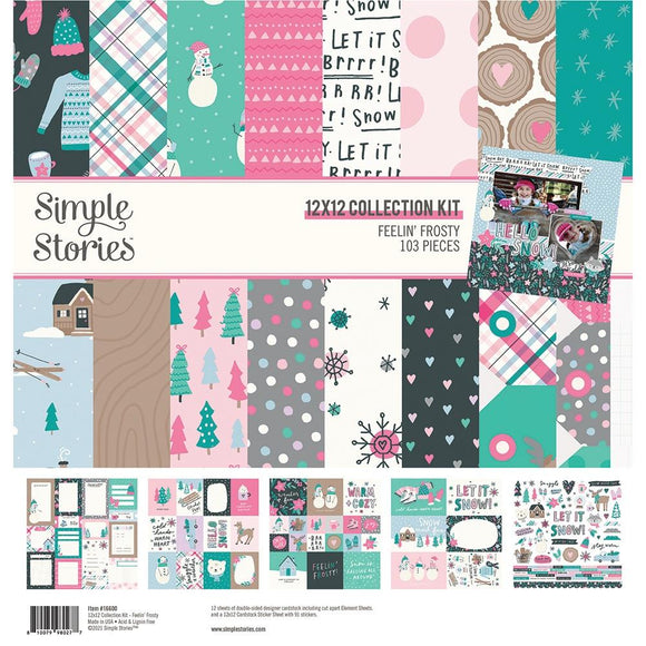 12x12 Collection Kit - Feelin Frosty - Simple Stories