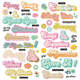 Foam Stickers - Let's Get Crafty - Simple Stories