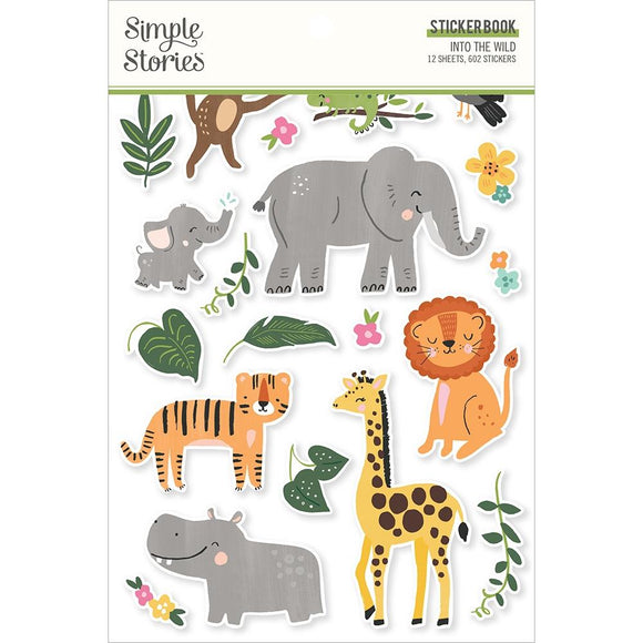 Libro de Stickers - Into The Wild - Simple Stories