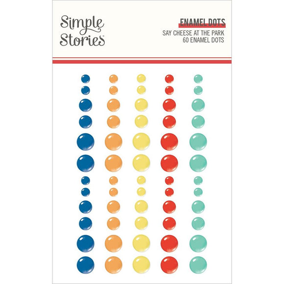 Enamel Dots - Say Cheese at the Park - Simple Stories