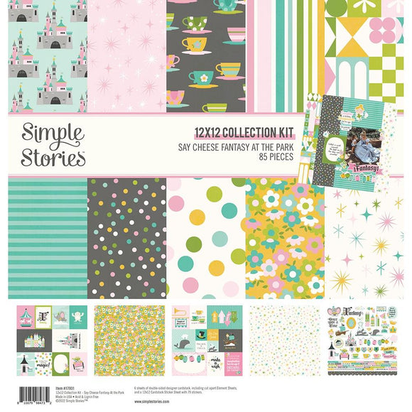 12x12 Collection Kit - Say Cheese Fantasy at the Park - Simple Stories