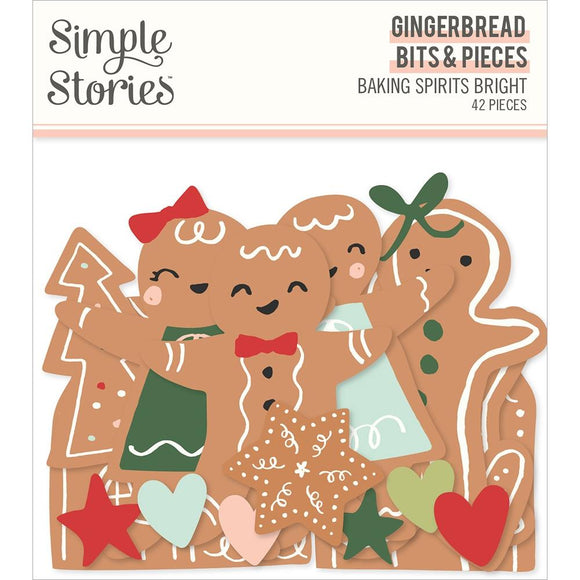 Ephemeras Bits & Pieces - Gingerbread - Baking Spirits - Simple Stories