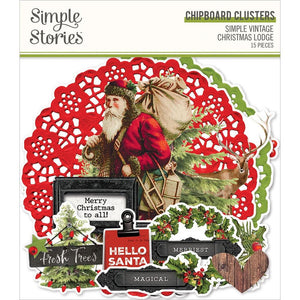 Chipboards Grandes - Christmas Lodge - SImple Stories